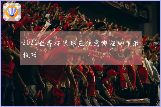 2026世界杯买球应注意哪些细节和技巧